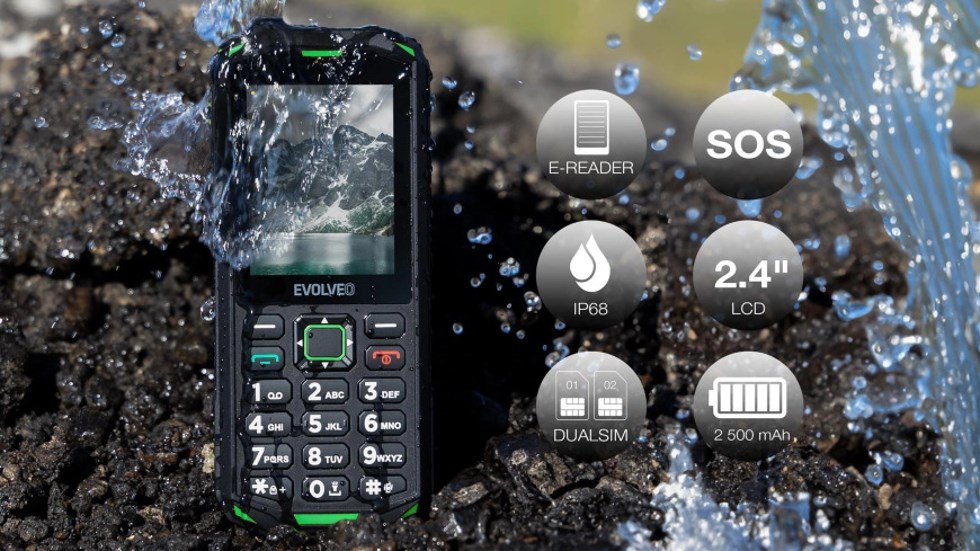 Evolveo StrongPhone X5 Black Grey dualSIM